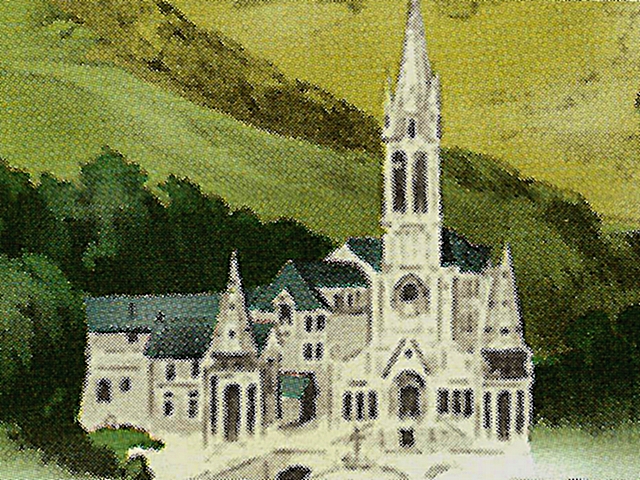 AVE MARIA de LOURDES (Cantique de Procession) La-triple-basiliq...-lourdes-5711d74